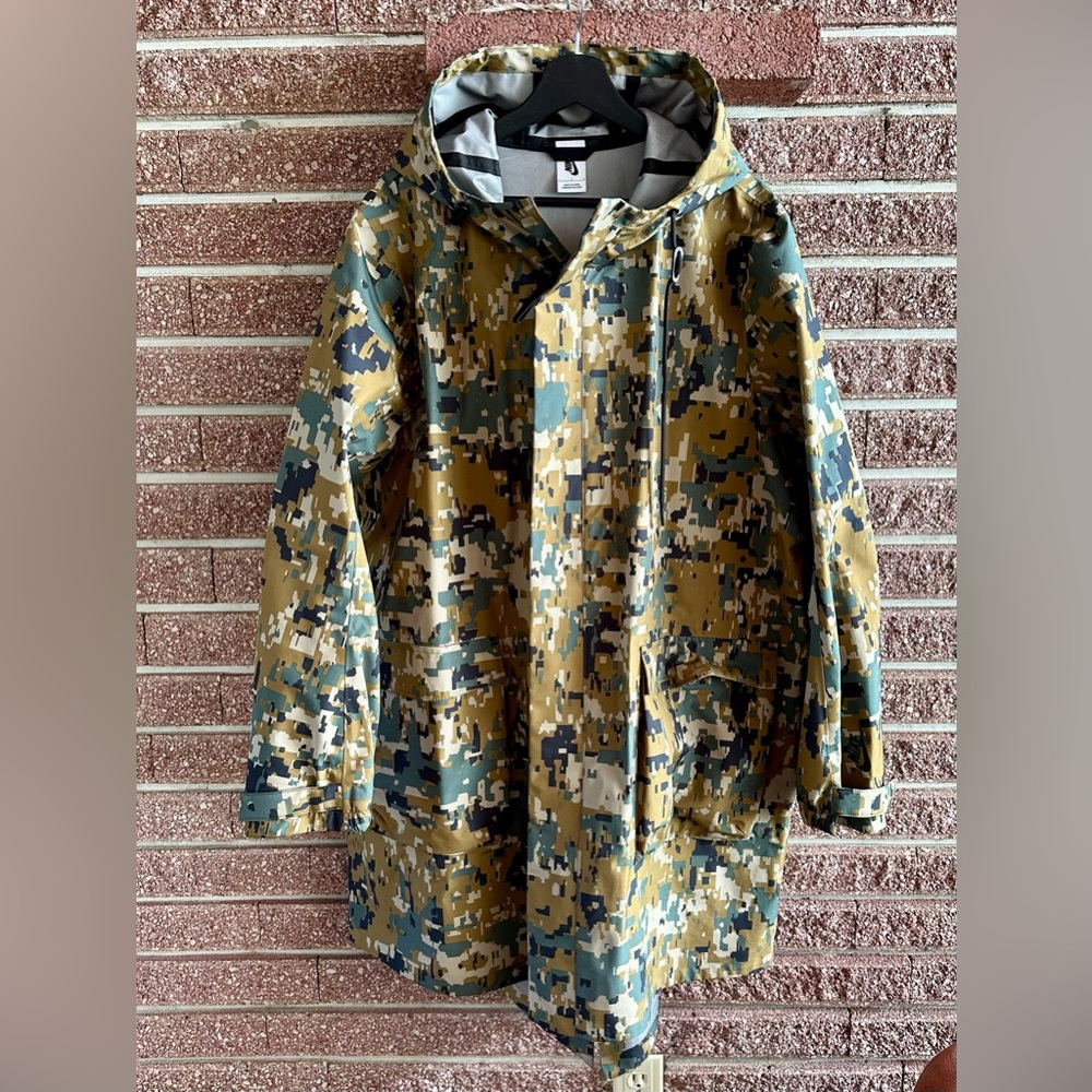 RARE NikeLab Camo Waterproof Fishtail Trench Coat, Nike ACG